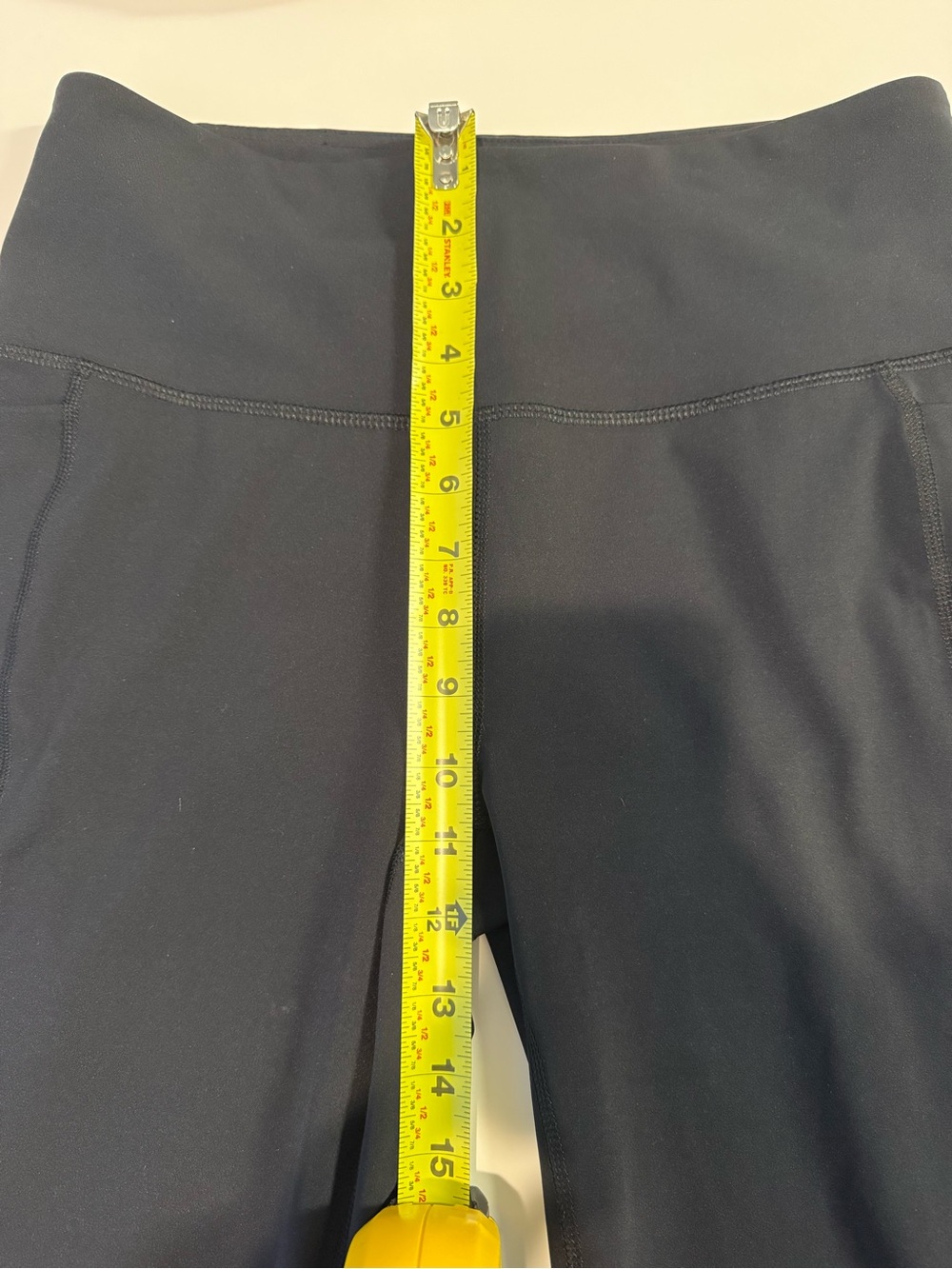 Spyder Black Performance Leggings with Pockets and Subtle Red Accent - Picture 5 of 6